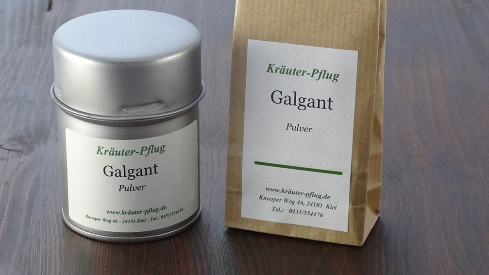 Galgant, gemahlen | Einzelgewürze | Gewürze | Kräuter-Pflug